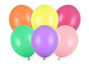 10szt balony Strong 30cm, Pastel Mix