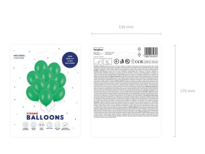 10szt balony Strong 30cm Pastel Emerald Green