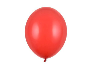 50szt Balony Strong 30cm Pastel Poppy Red