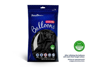 50szt Balony Strong 30cm Pastel Black