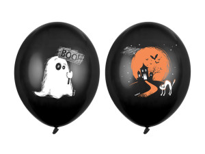 50szt Balony 30cm, Duszek, Pastel Black