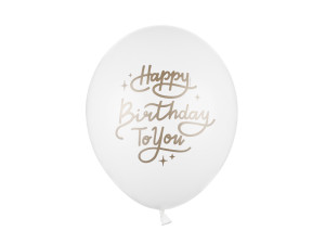 50szt Balony 30 cm, Happy Birthday To You, Pastel