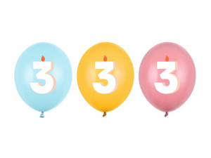 50szt balony 30cm 3, mix
