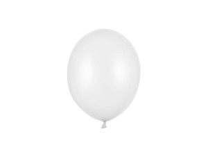 100szt Balony Strong 12cm Metallic Pure White