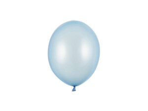 100szt Balony Strong 12cm Metallic Baby Blue
