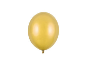 100szt balony Strong 12cm Metallic Gold