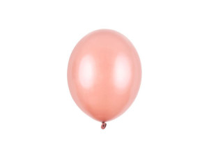 100szt balony Strong 12cm Metallic rosegold