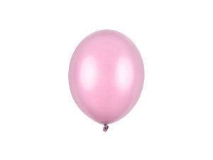 100szt balony Strong 12cm Metallic Candy Pink