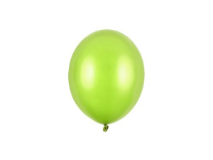100szt balony Strong 12cm Metallic Lime Green