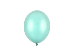 100szt balony Strong 12cm Metallic Mint Green