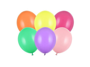 100szt Balony Strong 12cm Pastel Mix