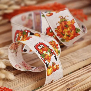 wstążka FALL AUTUMN 63mm*10m