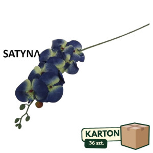 36szt Storczyk satynowy sztuczny gałązka wys:92cm