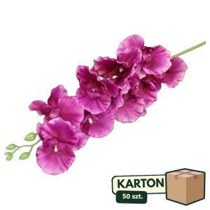 50szt Kwiat Sztuczny Storczyk Gałązka wys:95cm