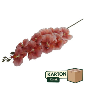 12szt Gałązka storczyka sztucznego z satyny wys:95cm