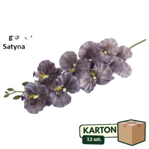12szt Storczyk satynowy sztuczny gałązka wys:95cm
