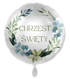 Balon foliowy Adikbal 18'' (43 cm) Chrzest Święty-