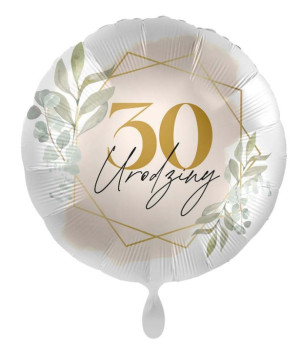 Balon foliowy Adikbal 18'' (43 cm) 30 urodziny