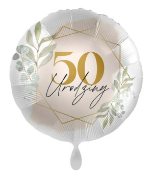 Balon foliowy Adikbal 18'' (43 cm) 50 urodziny