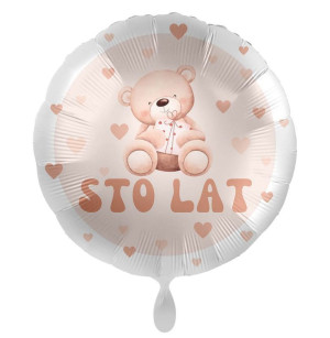 Balon foliowy Adikbal 18'' (43 cm) Sto lat