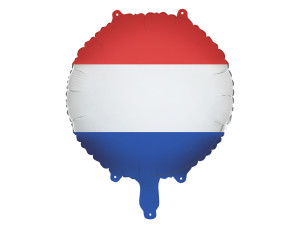 Balon foliowy Flaga Holandii 35cm mix