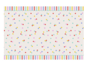 Obrus papierowy Konfetti 180cm x 120cm mix