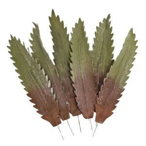 liść piankowy wys:39cm szer:8,5cm