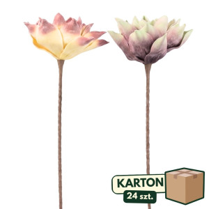 24szt Sztuczny kwiat piankowy mix kolorów wys:60cm