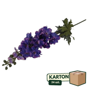 24szt ostróżka z liściem wys: 88cm
