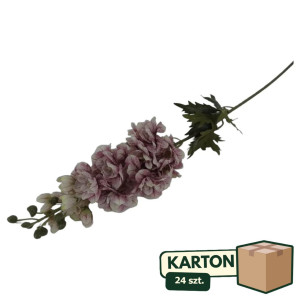 24szt ostróżka z liściem wys: 88cm