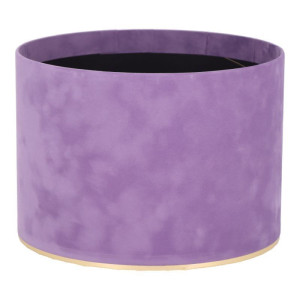 flowerbox wys:18cm szer:25cm welur lawendowy