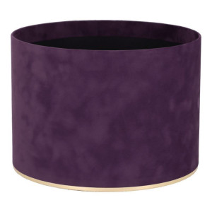 flowerbox wys:18cm szer:25cm welur fioletowy