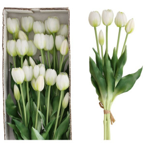 12szt bukiety tulipanów gumowych(5) wys:40cm
