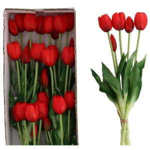 12szt bukiety tulipanów gumowych(5) wys:40cm