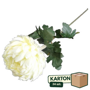 24szt Chryzantema sztuczna premium na łodydze wys: 73cm