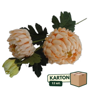 12szt chryzantema na łodydze 2+1 wys: 75cm