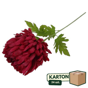 24szt Chryzantema sztuczna na łodydze wys: 75cm szer: 14cm