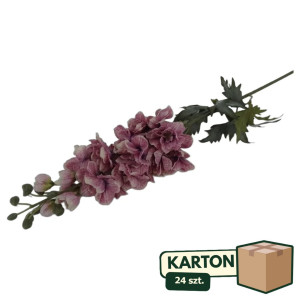 24szt ostróżka z liściem wys: 88cm