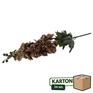 24szt ostróżka z liściem wys: 88cm