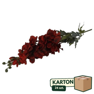24szt ostróżka z liściem wys: 88cm