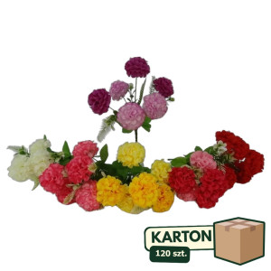 120szt bukiecik hortensji '6 wys: 30cm mix kolorów