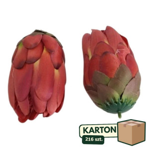 216szt główki protea ( karczoch ) wys:13cm szer:6cm