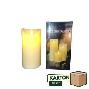 60szt świeca led wys:15cm szer:7,5cm