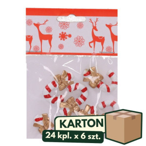 24op*6szt laski cukrowe polirezyn wys:3cm szer:2cm