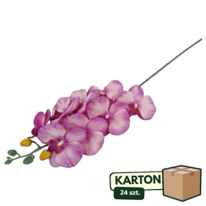 24szt storczyk na łodydze materiałowy '8 wys:76cm szer:15cm