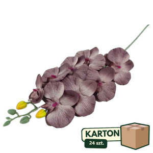 24szt storczyk na łodydze materiałowy '8 wys:76cm szer:15cm