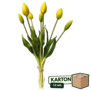 12szt bukiet tulipanów gumowych '4+3 wys:45cm