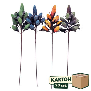 20szt Sztuczny kwiat piankowy mix kolorów wys:76cm