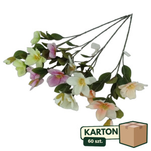 60szt Magnolia sztuczna gałązka mix kolorów wys:84cm