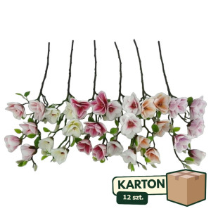 12szt Sztuczna magnolia na łodydze wys:75cm mix kolorów